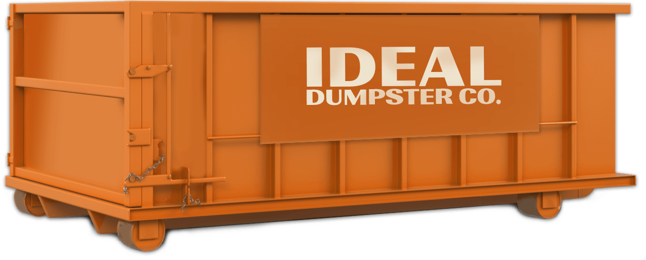 Orange Dumpster